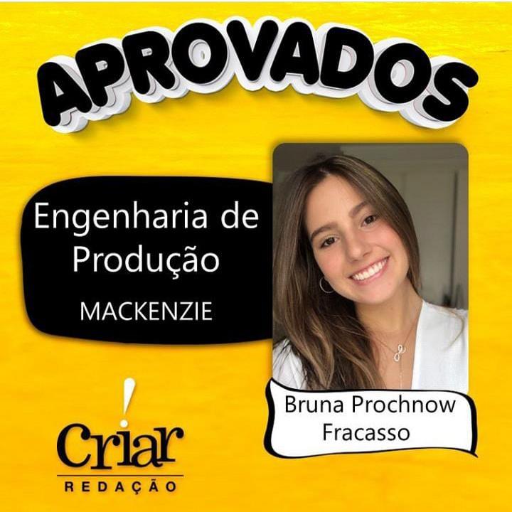 Aprovado Criar Redação