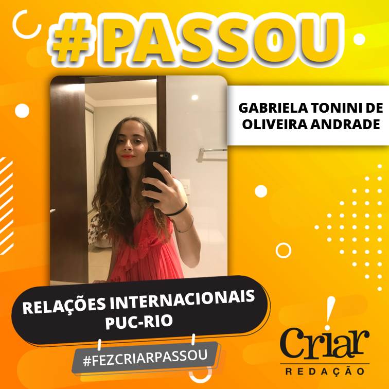 Aprovado Criar Redação