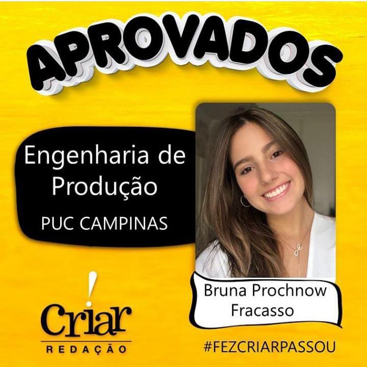 Aprovado Criar Redação