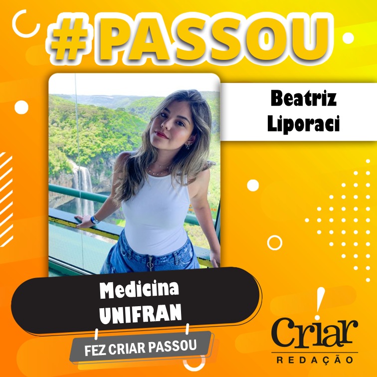 Aprovado Criar Redação