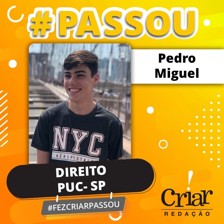 Aprovado Criar Redação