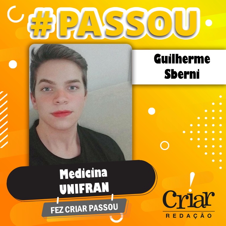 Aprovado Criar Redação
