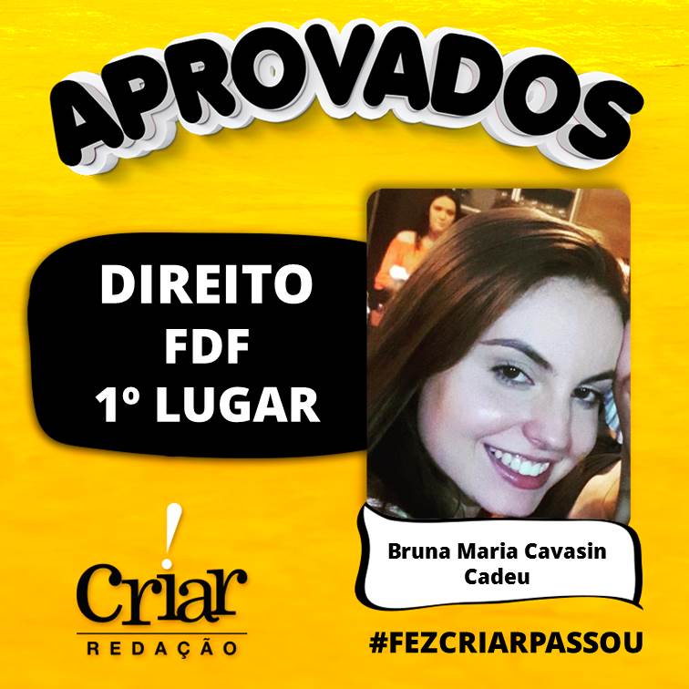 Aprovado Criar Redação