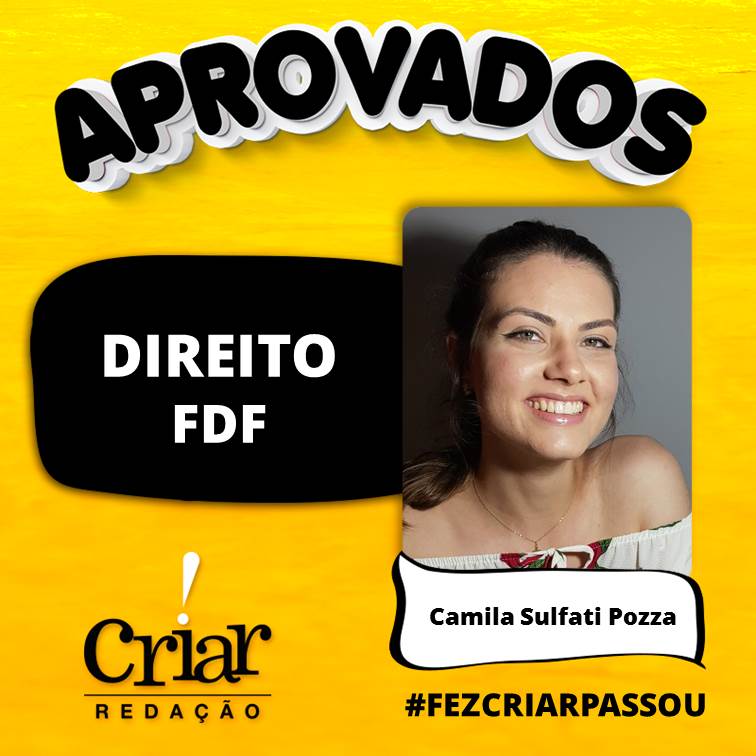 Aprovado Criar Redação