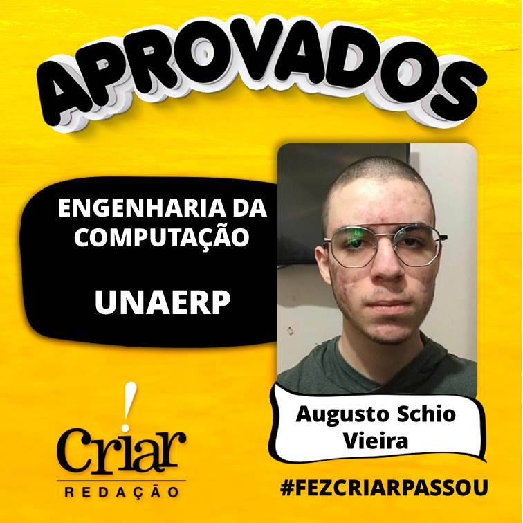 Aprovado Criar Redação