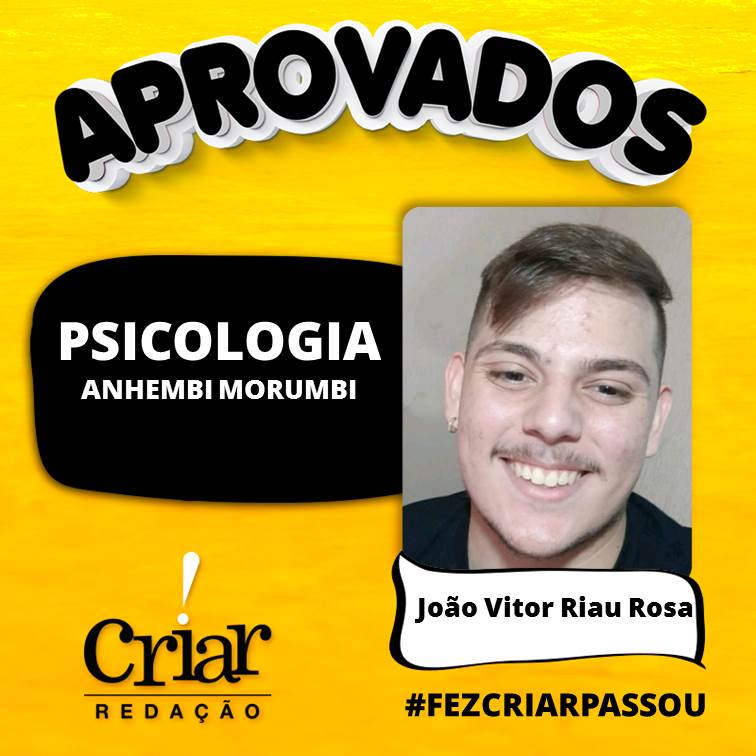Aprovado Criar Redação