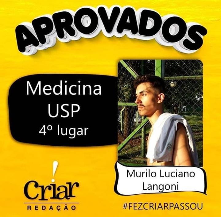 Aprovado Criar Redação