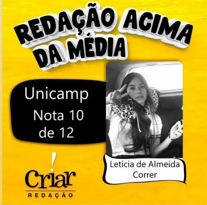 Aprovado Criar Redação