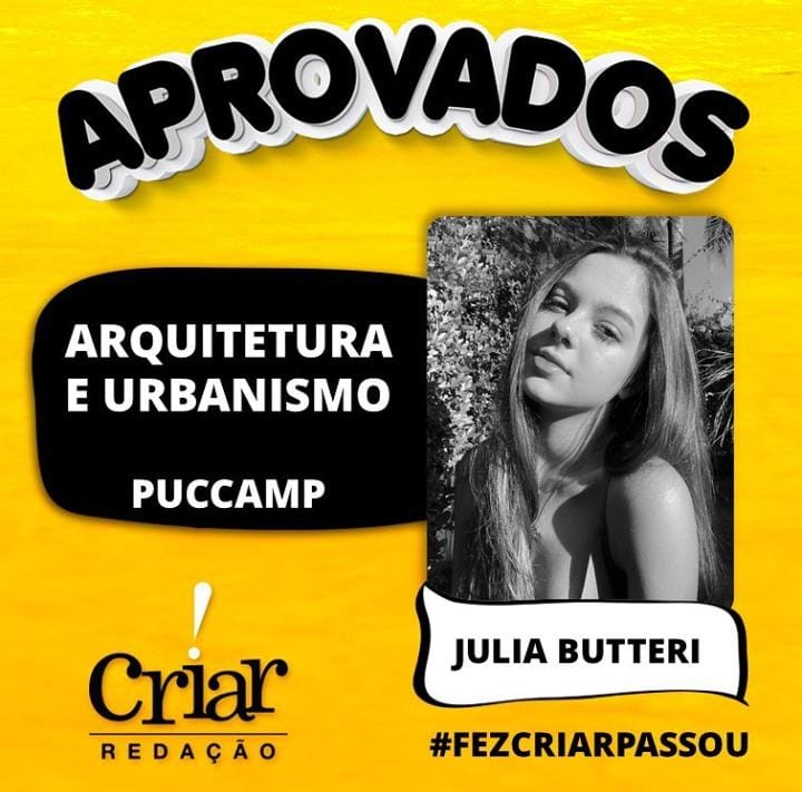 Aprovado Criar Redação